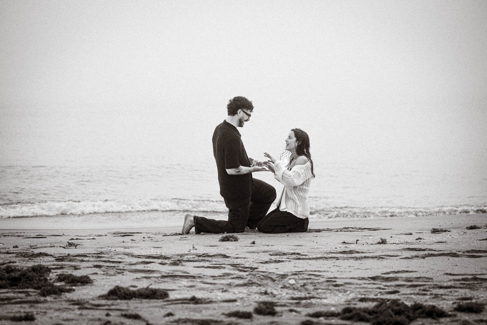 Engaged couple golden hour West Palm Beach engagement photographer