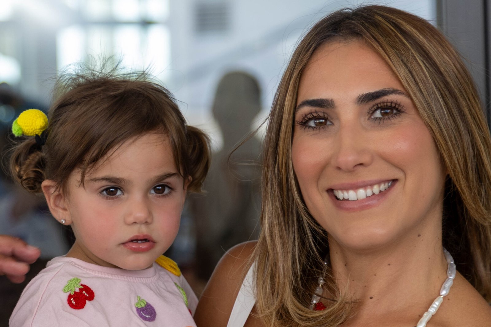 Mother and daughter portrait during a West Palm Beach family photo session