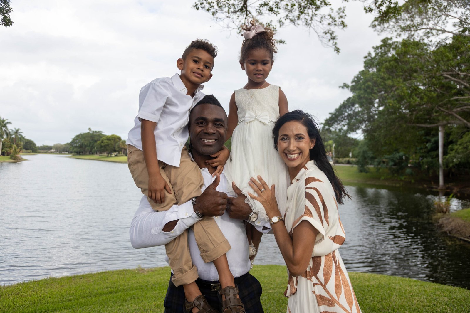 Newlywed couple West Palm Beach wedding photographer