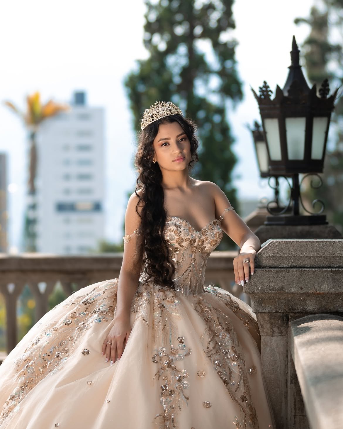 Sweet 16 in ballroom gown — Sweet Sixteen celebration in West Palm Beach