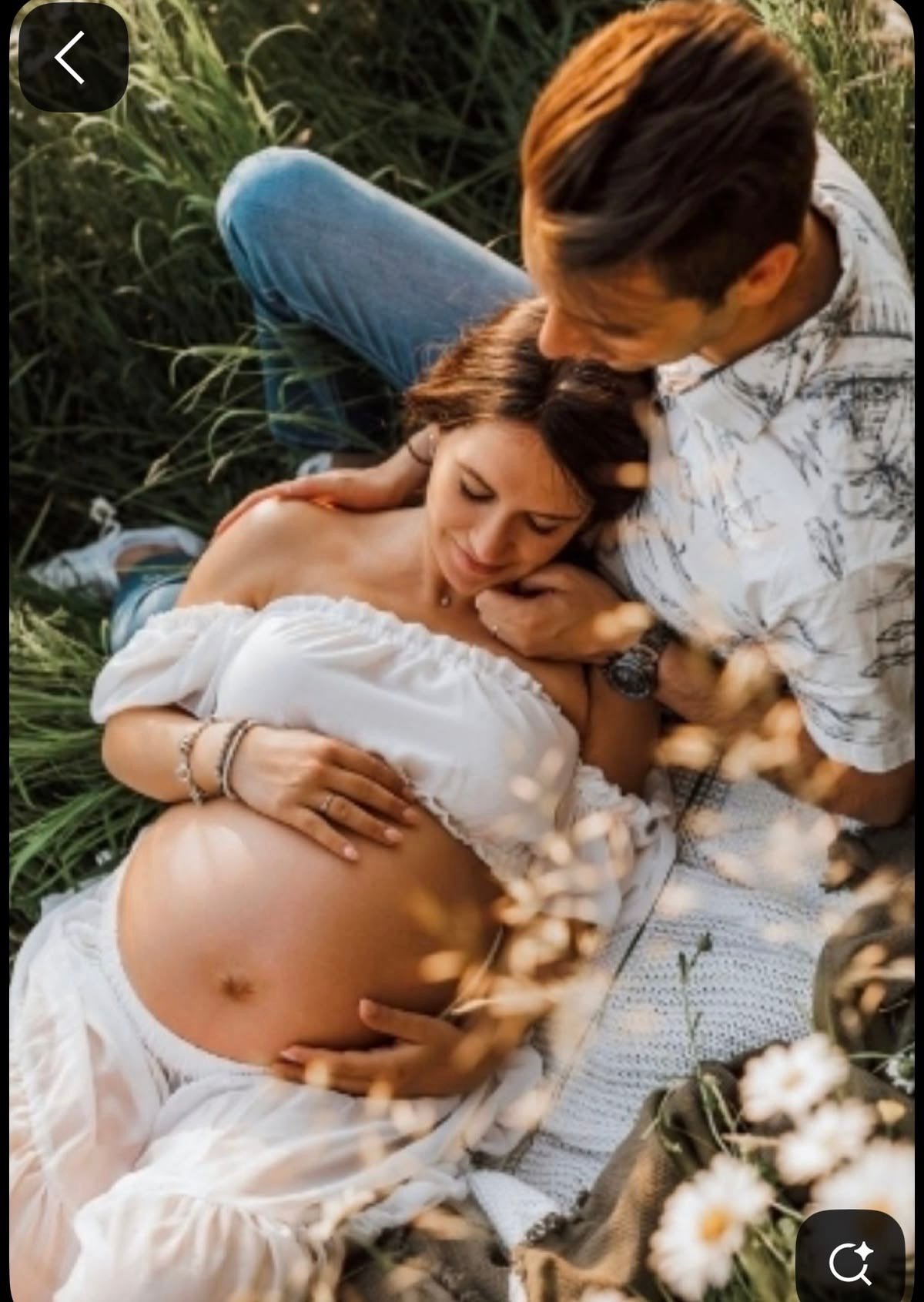 Maternity and family portraits at golden hour in West Palm Beach