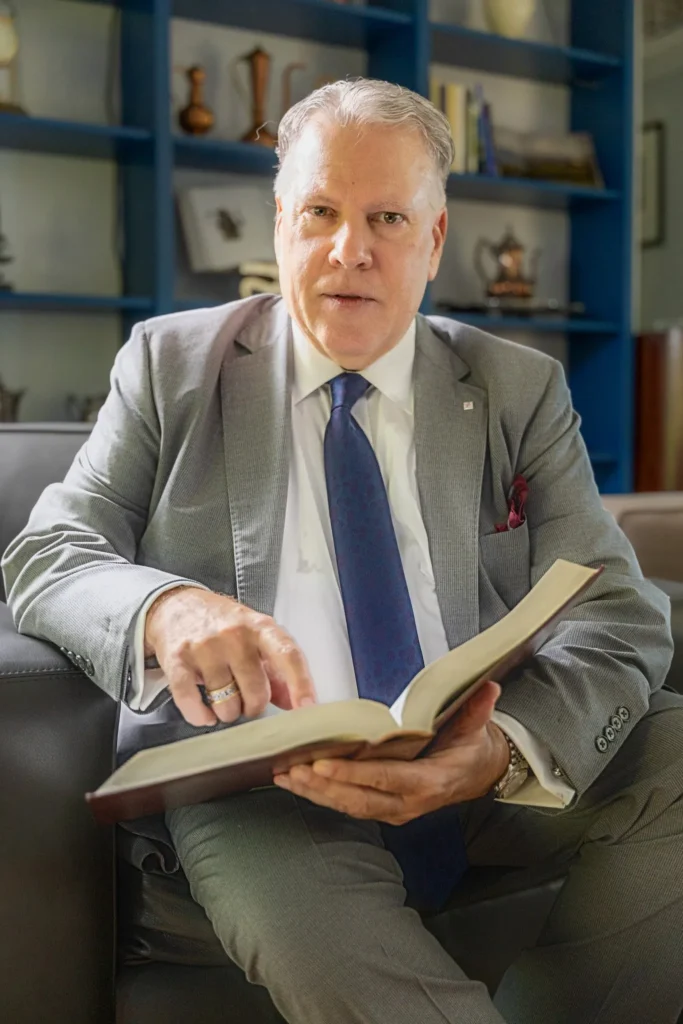 Attorney portrait in a law office in West Palm Beach, Florida